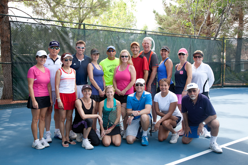 Black Cherry Photo - Tennis group portrait
